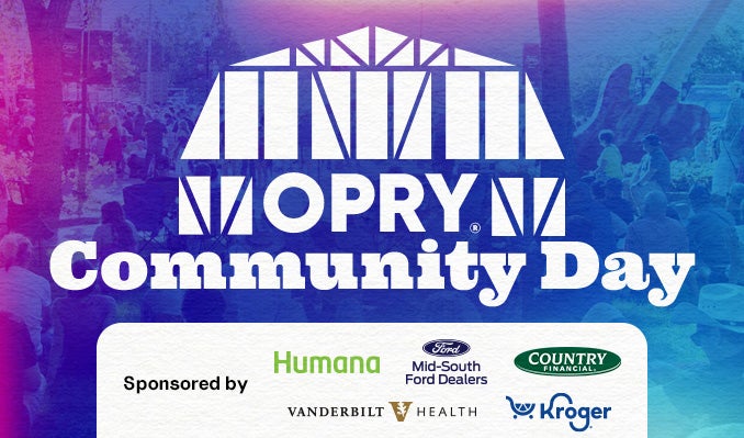 More Info for Opry Community Day 2025