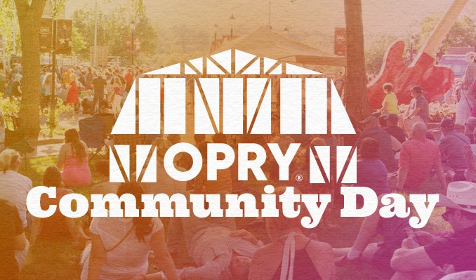 More Info for Opry Community Day