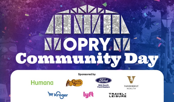 More Info for Opry Community Day 2026