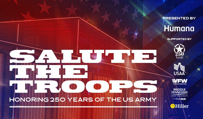More Info for Opry Salutes The Troops